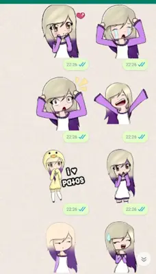 Stickers de lyna para whatsapp android App screenshot 5