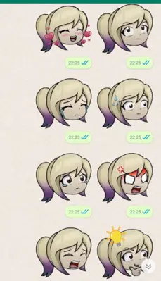 Stickers de lyna para whatsapp android App screenshot 7